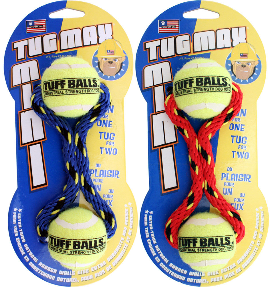 Petsport USA Tug Max Dog toy Assorted 7 in Mini