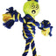 Petsport USA Twisted Chew Mini Rasta Man Dog Toy Blue Yellow 1.5