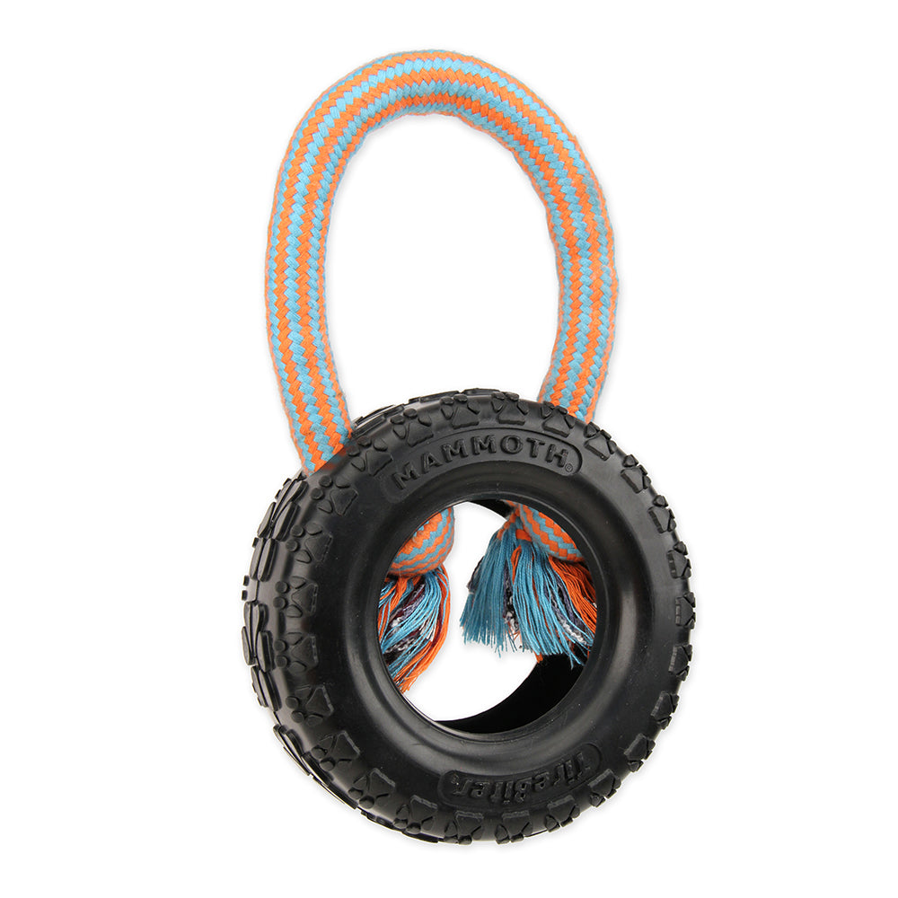 Mammoth Pet Products TireBiter Advanced w/Loop Rope Handle Dog Toy Large, 6 in 746772352144