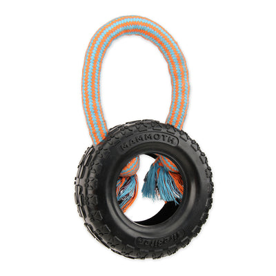 Mammoth Pet Products TireBiter Advanced w/Loop Rope Handle Dog Toy Large, 6 in 746772352144