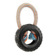 Mammoth Pet Products TireBiter Advanced w/Loop Rope Handle Dog Toy Large, 6 in 746772352144