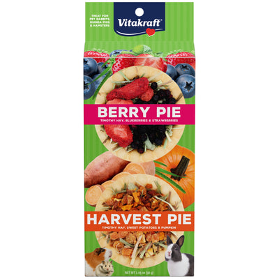 Vitakraft Berry Pie & Harvest Pie Small Animal Treat 1.05 oz 051233579375