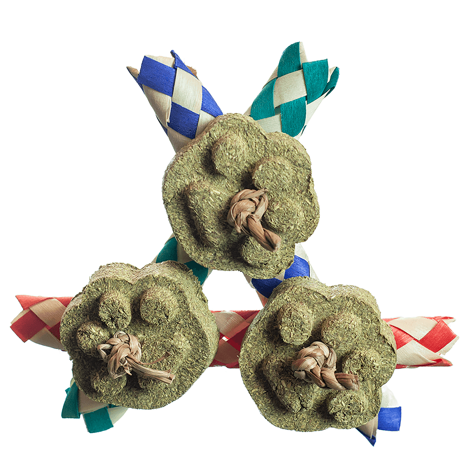 A & E Cages Nibbles Finger Trap Hay Small Animal Chews 644472014242