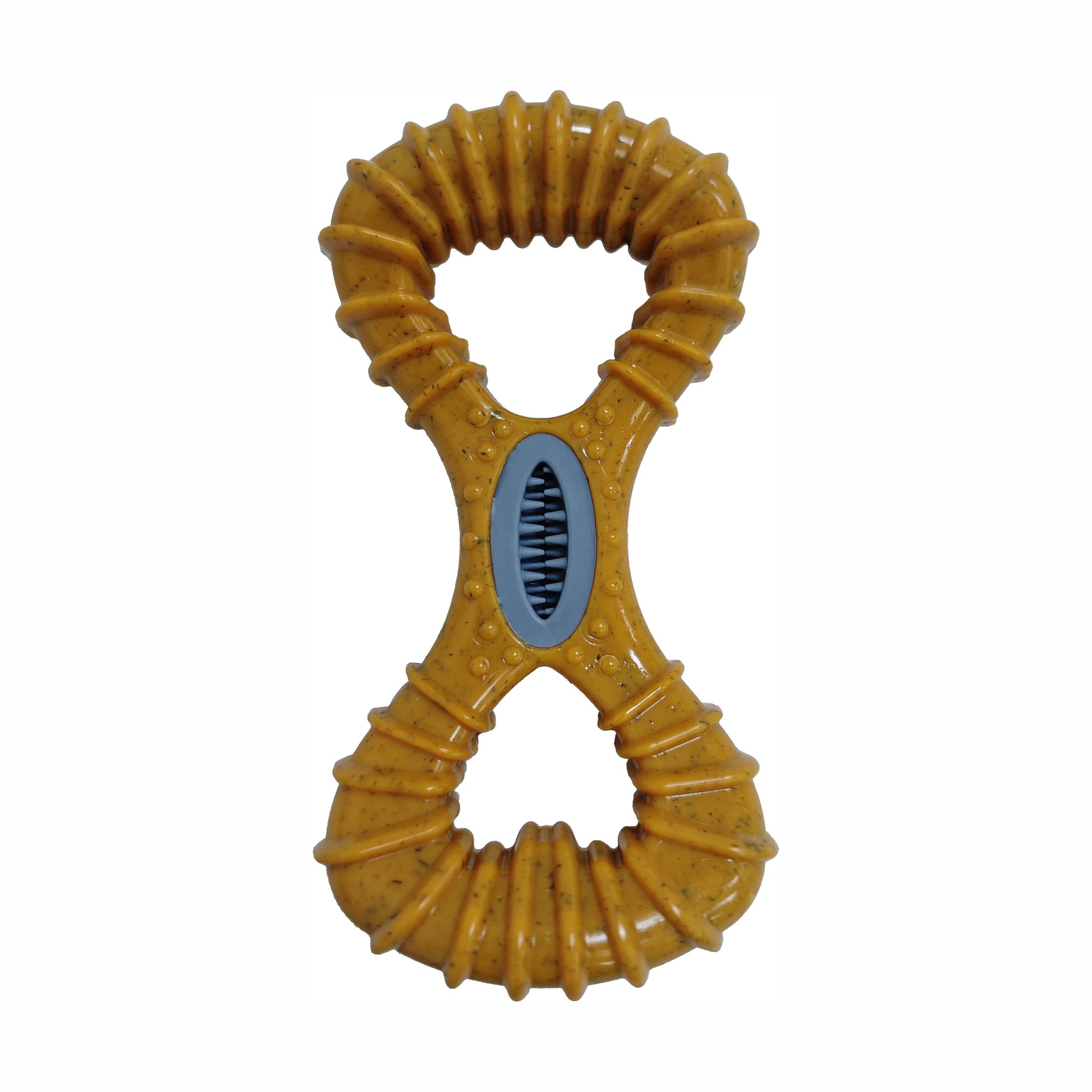 Bam-Bone Dental Dog Toy Bridge Peanut Butter 6 in 077234549612