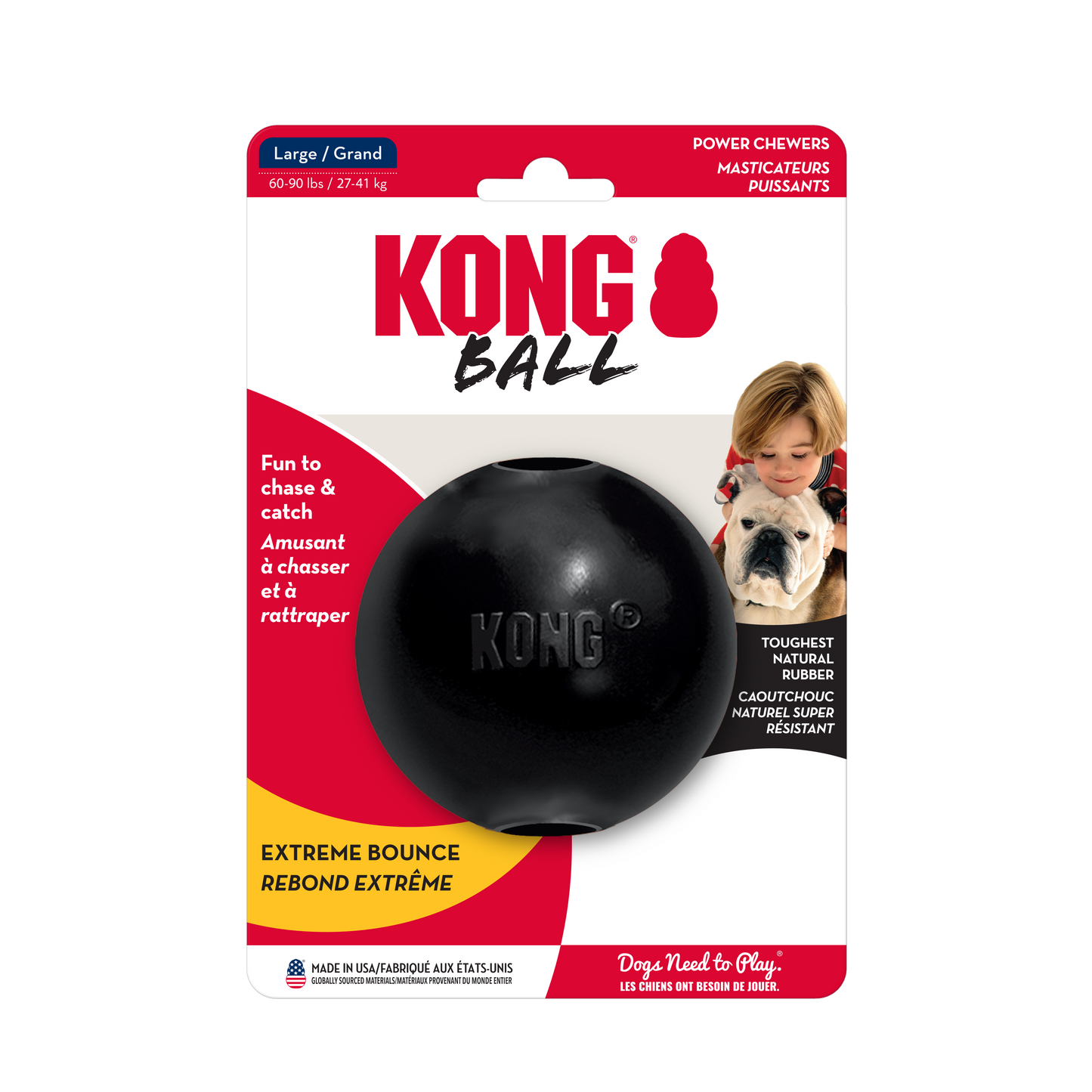 KONG Extreme Ball w/Hole Medium/Large 035585356730