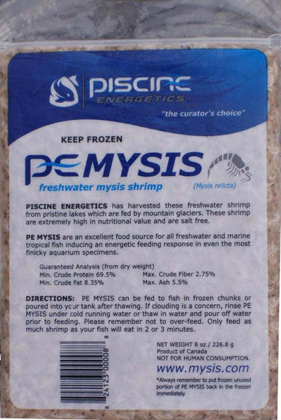 Piscine Energetics Mysis Frozen Fish Food 8 oz SD - 5 - Aquarium