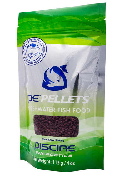 Piscine Energetics Pellets Freshwater Fish Food 4 oz - Aquarium