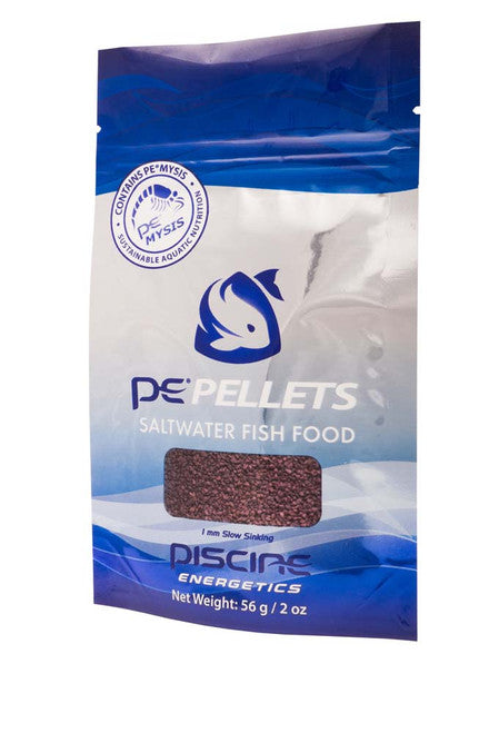 Piscine Energetics Pellets Saltwater Fish Food 2 oz - Aquarium