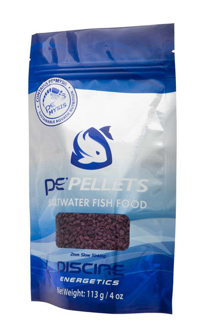 Piscine Energetics Pellets Saltwater Fish Food 4 oz - Aquarium