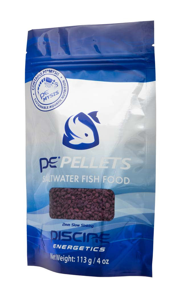 Piscine Energetics Pellets Saltwater Fish Food 4 oz