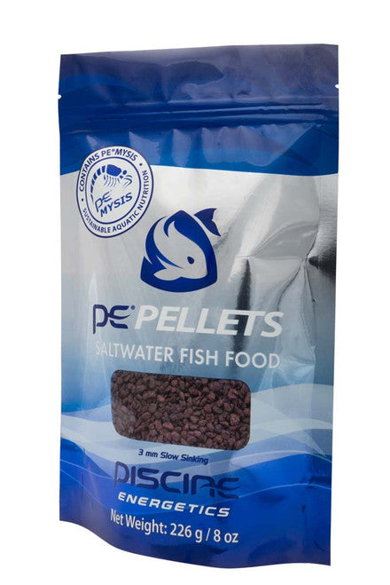 Piscine Energetics Pellets Saltwater Fish Food 8 oz - Aquarium