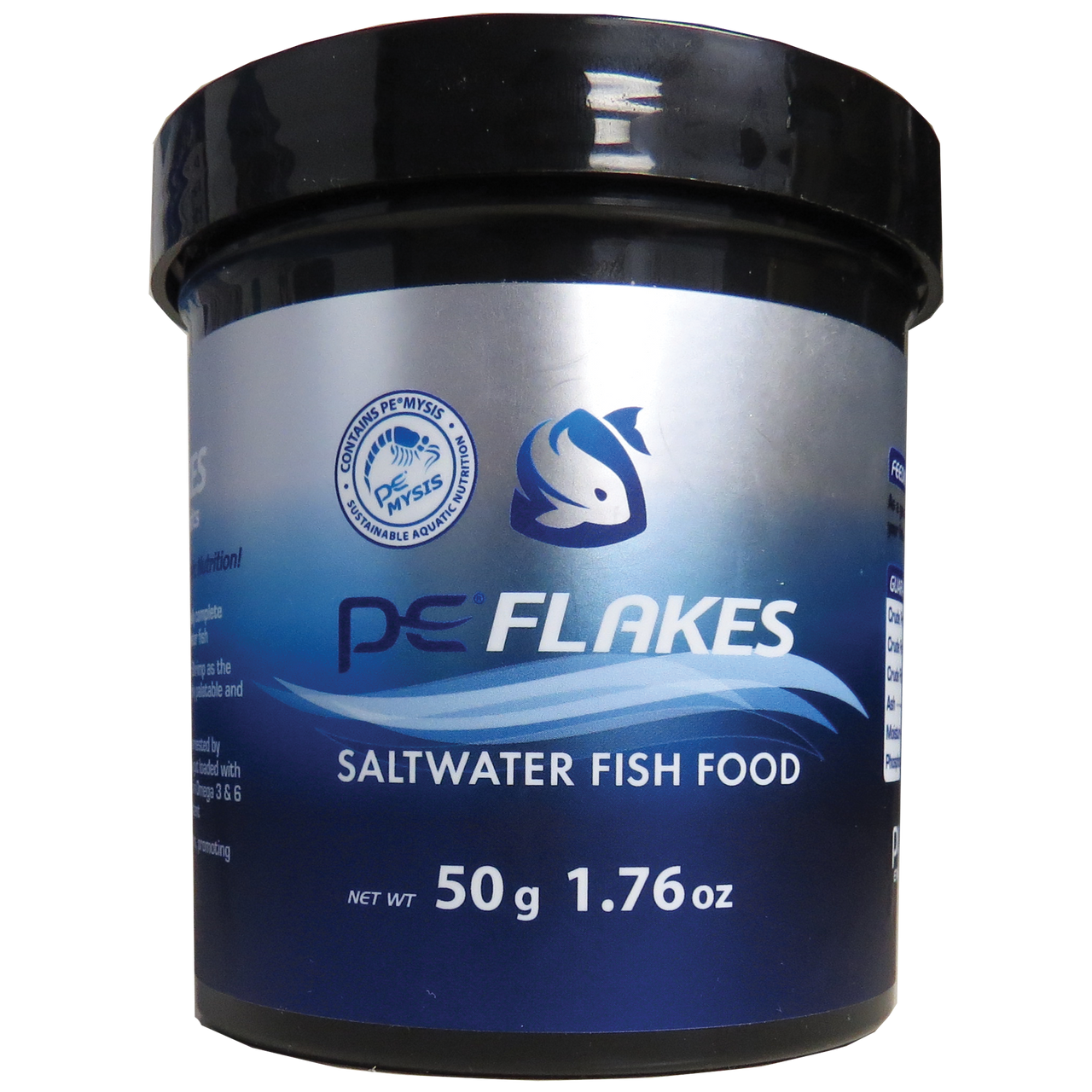 Piscine Energetics Saltwater Flakes Fish Food 1.76 oz