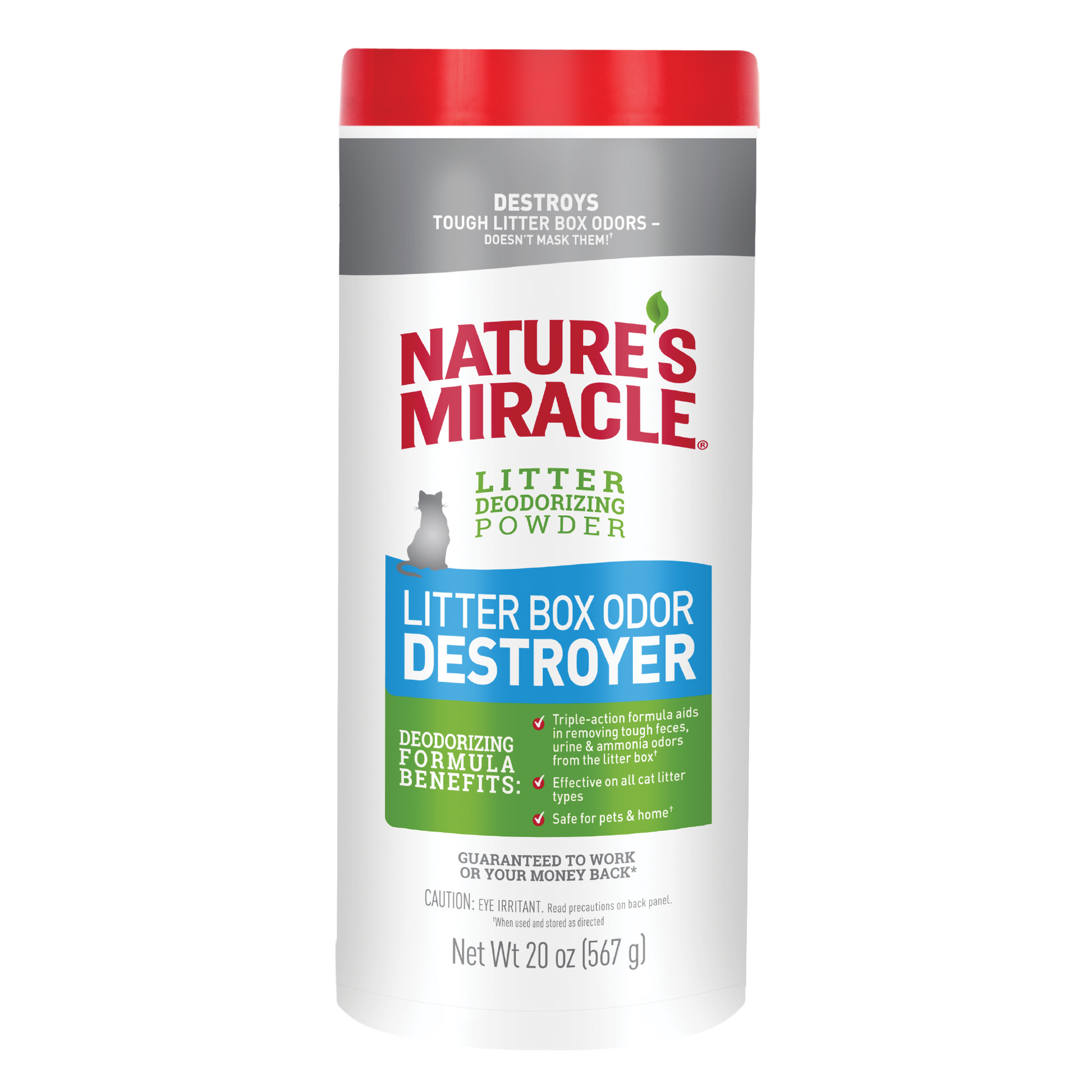 Nature's Miracle Litter Box Odor Destroyer Powder 20 oz 018065984920