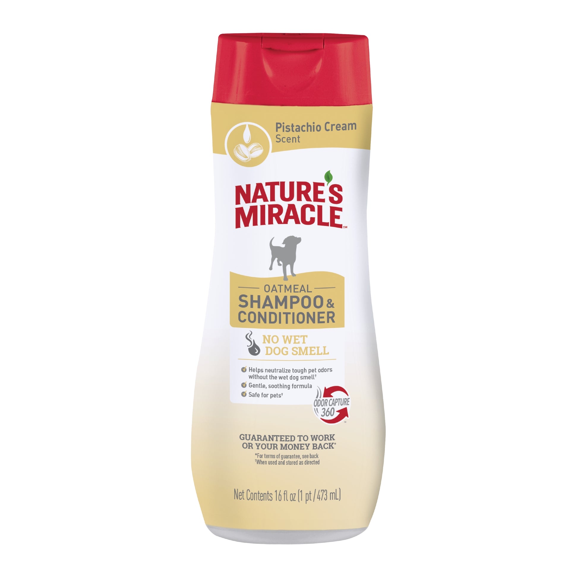 Nature's Miracle Oatmeal Shampoo & Conditioner Pistachio Cream 16 oz 018065284129