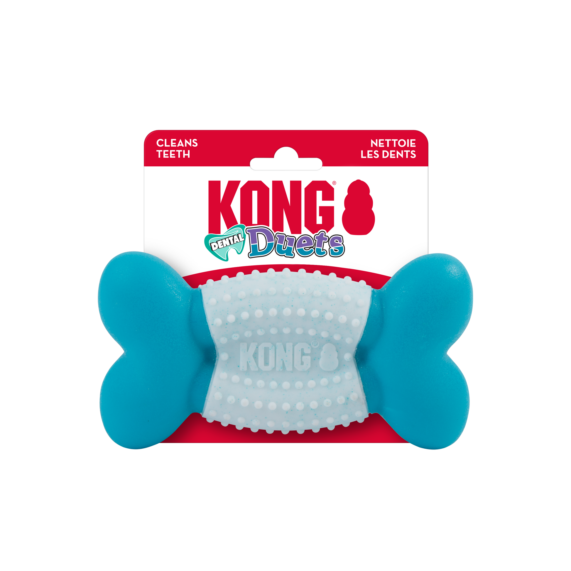 KONG Duets Dental Bone Dog Toy Medium/Large 035585506241