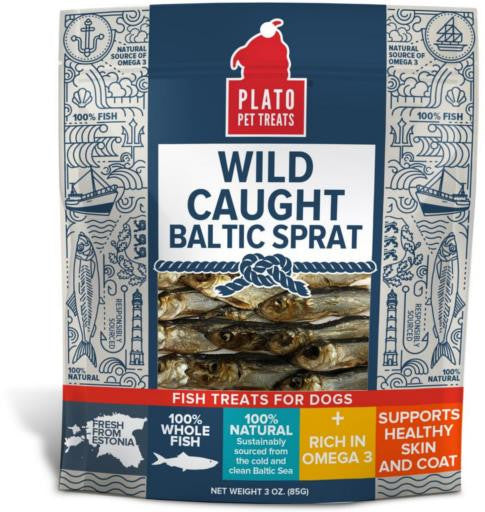 Plato Baltic Sprat Treats 3Z {L + 1x} 595067 - Dog