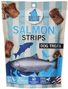 Plato Salmon Strips 6 oz. {L+1x} 595003 859554001182