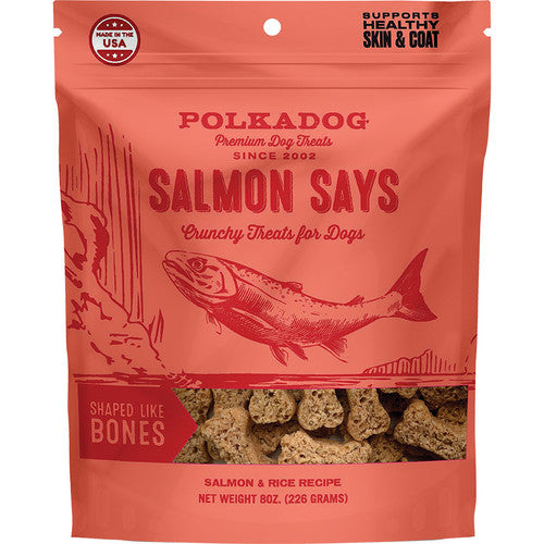 Polka Dog Bakery Salmon Says Bone 5lb Bulk