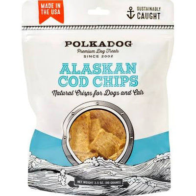 Polka Dog Cod Chips Pouch 3.5oz {L+x} 895879002763