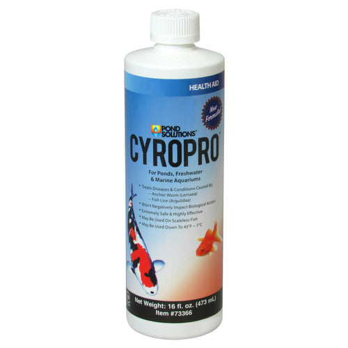 Pond Solutions CyroPro? Liquid Concentrate Anchor Worm & Fish Lice Treatment 16 oz