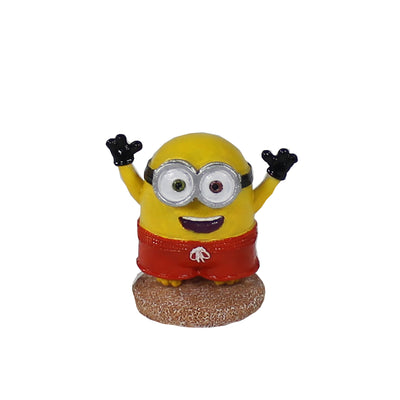 Penn-Plax Minions Beach Buddies Aquarium Ornament Bob Mini 030172103834