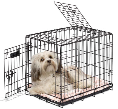 Precision 2 Door Great Crate for Dog Black 24 in