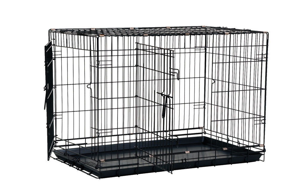 Precision 2 Door Great Crate for Dog Black 30 in