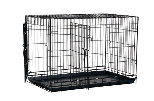 Precision 2 Door Great Crate for Dog Black 30
