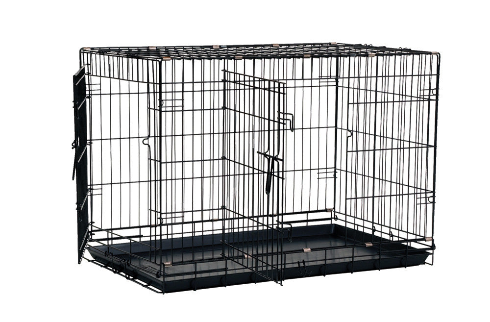 Precision Great Crate 4000 2 Door Black 36x23x26 715764112547 Pets Warehouse