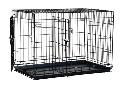 Precision 2 Door Great Crate for Dog Black 48