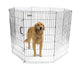 Precision Exercise Pen Silver 42 in - Dog