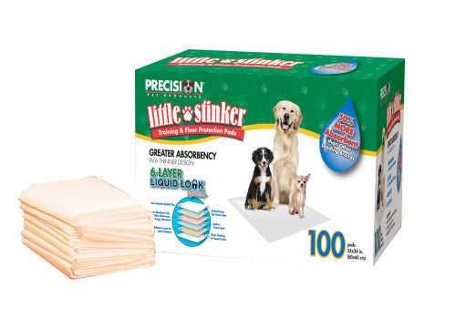 Precision Little Stinker House Breaking Pads White 100pk - Dog