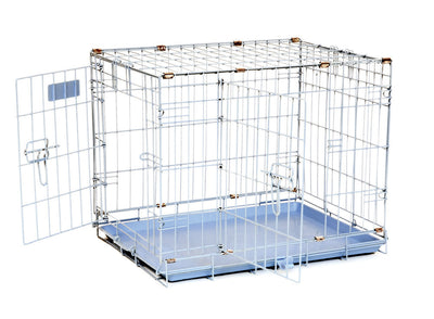 Precision ProValu Dog Crate 2000 2 Door Blue 24 in