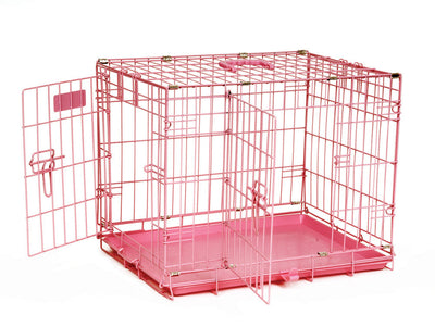 Precision ProValu Dog Crate 2000 2 Door Pink 24 in