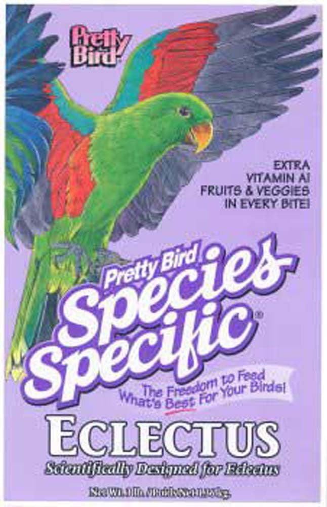 Pretty Bird International Species Specific Eclectus Pelleted Bird Food 3 lb