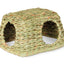 Prevue Grass Hut for Small Animals Natural/Mat Green MD - Small - Pet