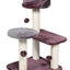 Prevue Kitty Power Paws Play Place Gray Plum 28.4 in - Cat