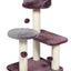 Prevue Kitty Power Paws Play Place Gray, Plum 28.4 in