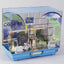 Prevue Pet Products Cage Cockatiel Flight Black and Blue 26x14 - 108299 {L - 1}480735 - Bird