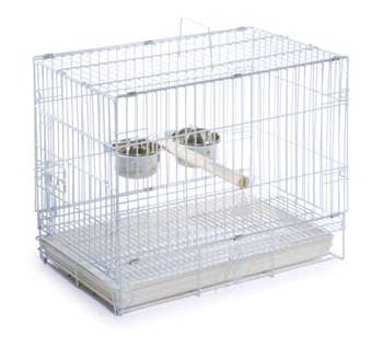Prevue Pet Products Travel Cage White {L-b} 048081000205