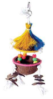 Prevue Pet Products Tropical Teasers Tiki Hut Bird Toy {L + 2}