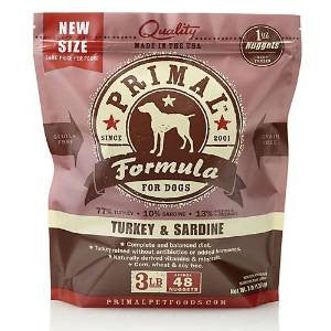 Primal Canine Turkey/sardine Nuggets 3 Lb.