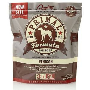 Primal Canine Venison Nuggets 3lb.{L - x} No Internet Sales850080 - Dog