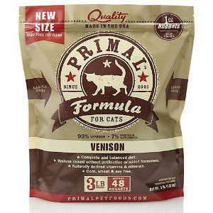 Primal Feline Venison Nuggets 3lb.{L - x} No Internet Sales850240 - Dog