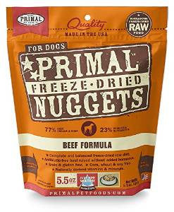 Primal Freeze Dried Nuggets Grain Free Beef Formula Dog Food - 5.5 - oz Makes 1.25 Lbs Of Food - {L + x}