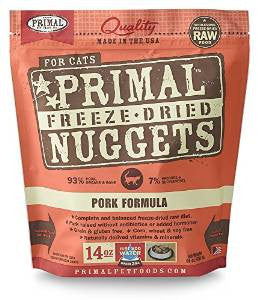 Primal Freeze Dried Pork Formula Cat Food 14z