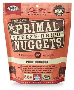 Primal Freeze Dried Pork Formula Cat Food 5.5z