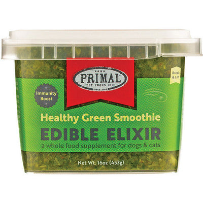 Primal frozen Elixer Healthy Greens 6 - 16oz {L - x} SD - 5 Dog