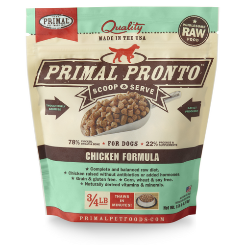 Primal Prontoraw Chicken 12z {L - x} No Internet Sales SD - 5 850009 - Dog