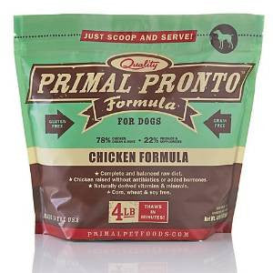 Primal Raw Pronto Chicken Dog 4lb{L - x} No Internet Sales SD - 5 850281